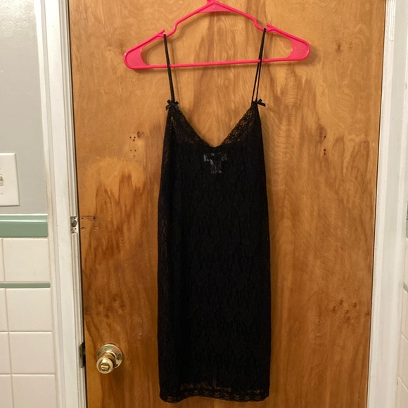 Vintage Morgan Taylor Intimates Black Lace Lingerie - Picture 1 of 6